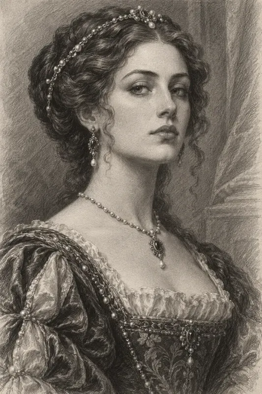 Elegant Graphite Portrait Sketches