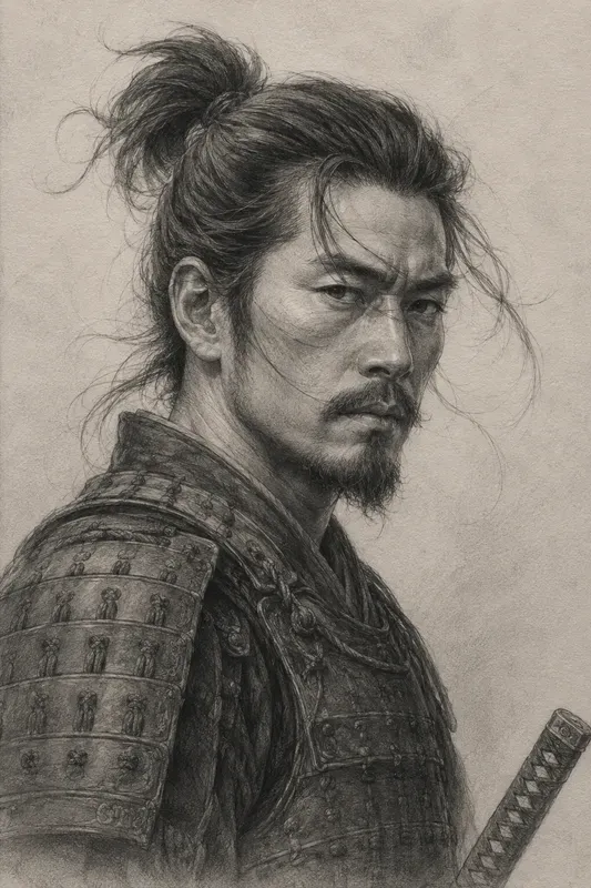 Elegant Graphite Portrait Sketches