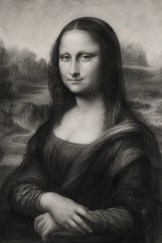 Elegant Graphite Portrait Sketches
