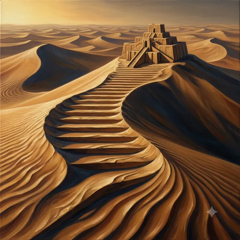 Surreal Optical Illusion Oil Paintings