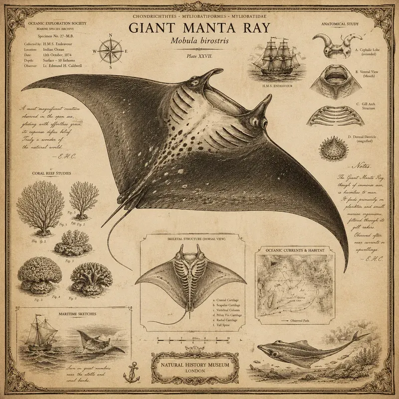 Victorian Nature Engravings Art