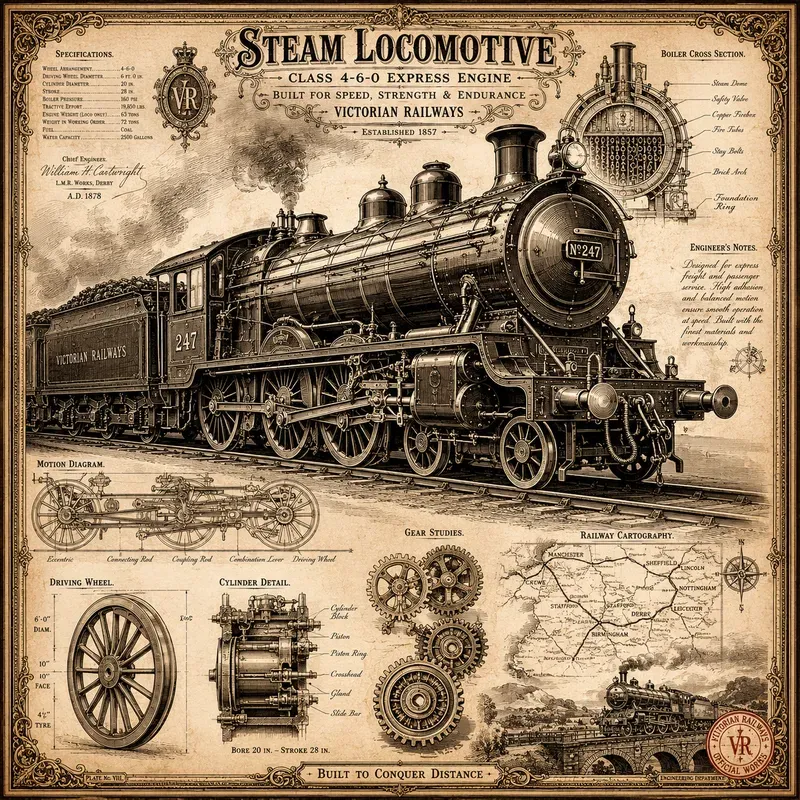 Victorian Nature Engravings Art