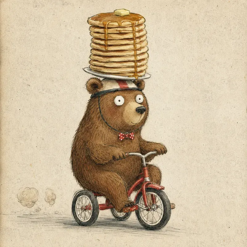 Whimsical Ink Watercolor Animals