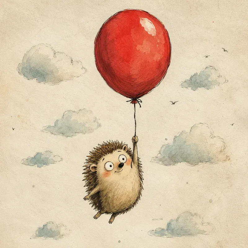 Whimsical Ink Watercolor Animals