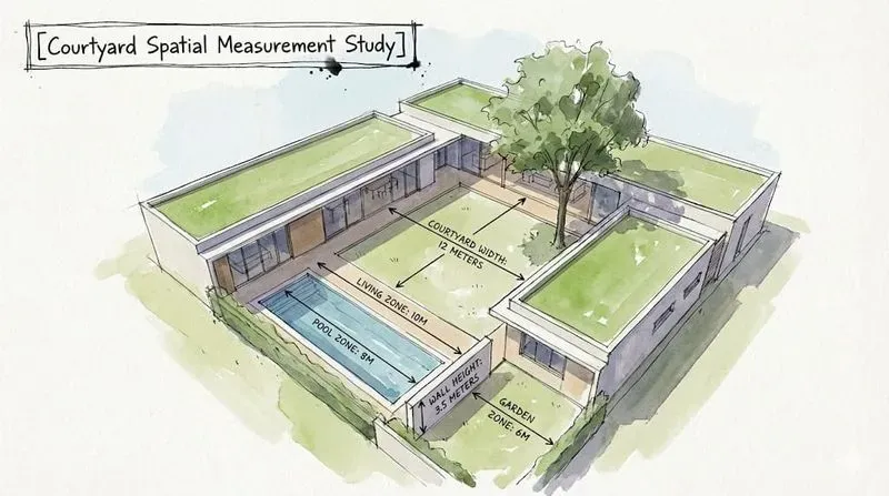 Measured Dream House Sketches