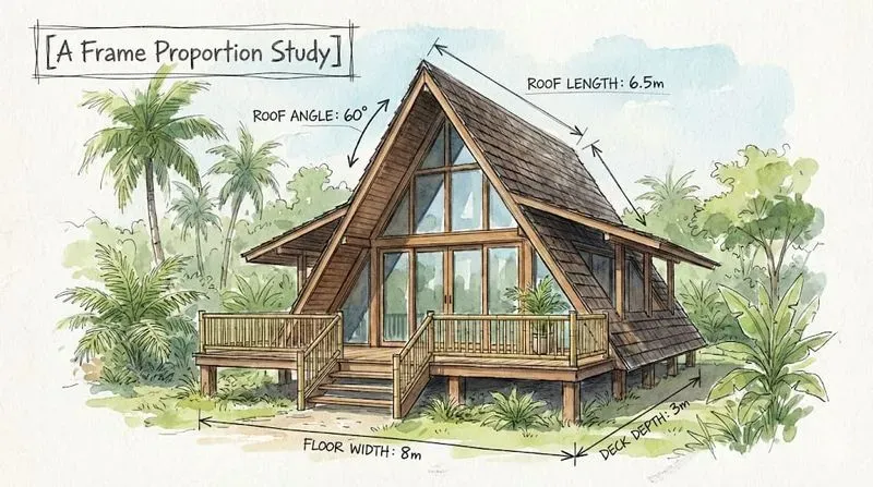 Measured Dream House Sketches