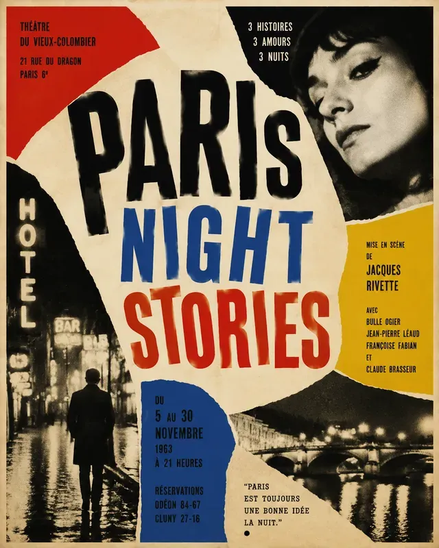 French New Wave Theater Posters