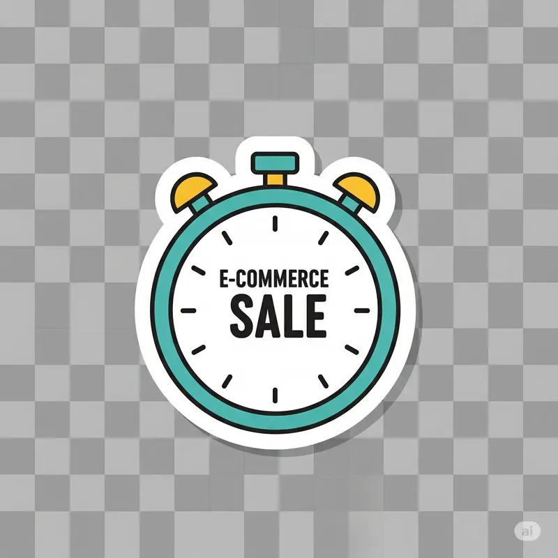 Ecommerce Icon Sticker Designs