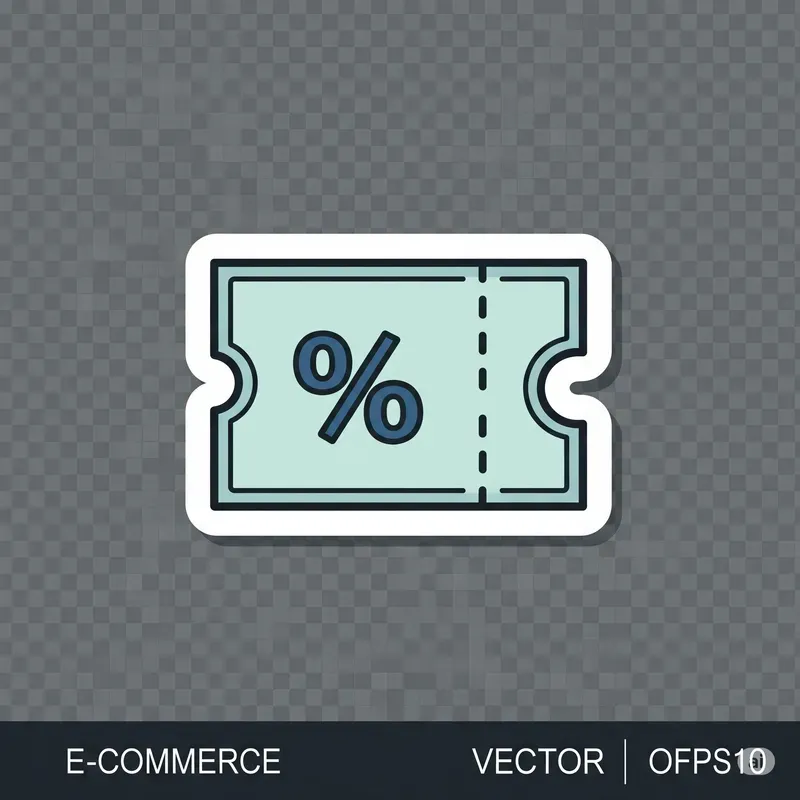 Ecommerce Icon Sticker Designs