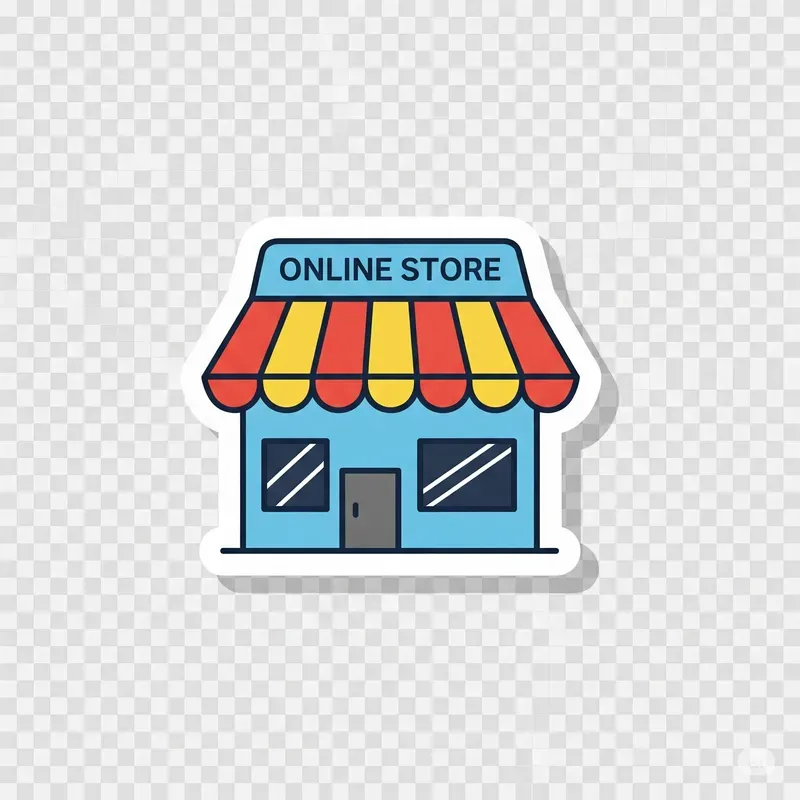 Ecommerce Icon Sticker Designs