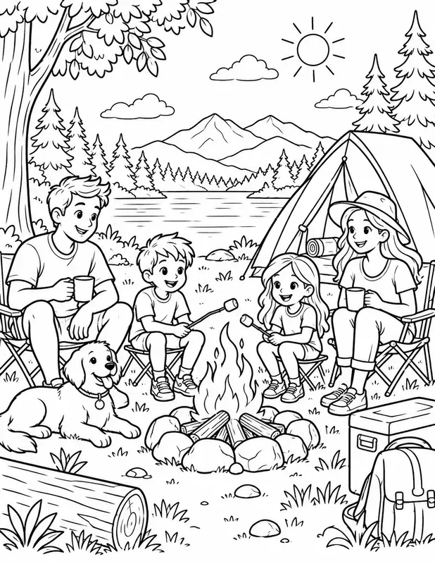 KDP Summer Coloring Pages