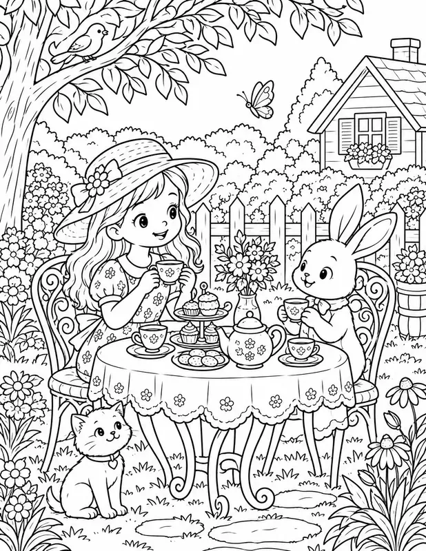 KDP Summer Coloring Pages