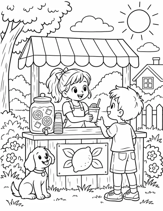 KDP Summer Coloring Pages