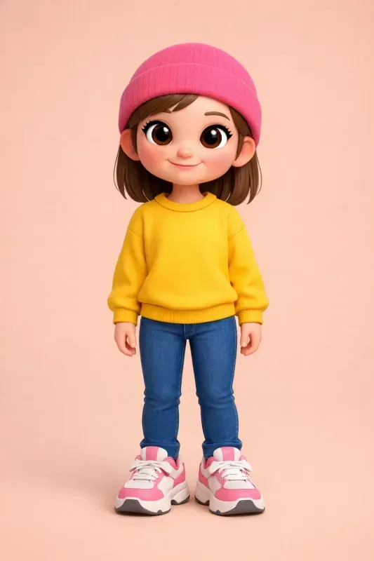 3D Cartoon Kids Babies Characters