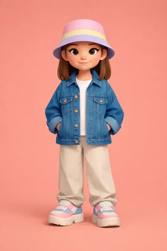 3D Cartoon Kids Babies Characters