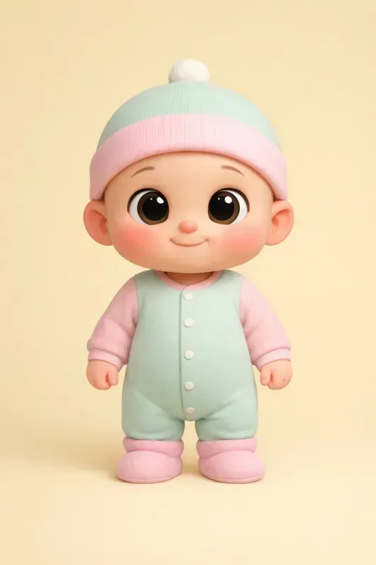 3D Cartoon Kids Babies Characters
