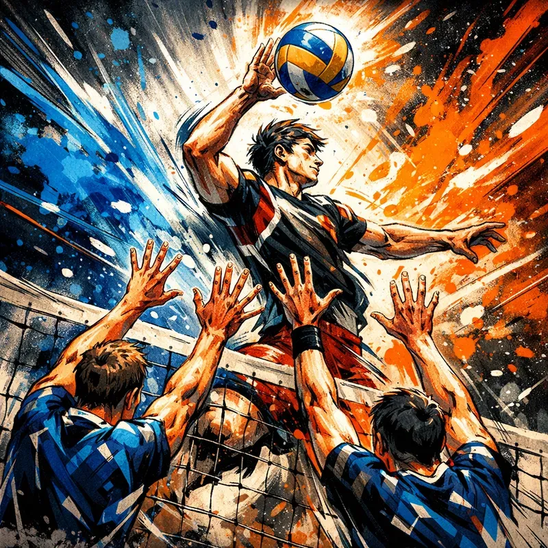 Dynamic Sports Splash Art Generator