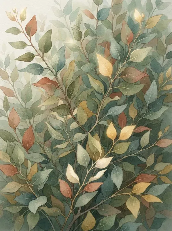 Golden Watercoloroil Posters