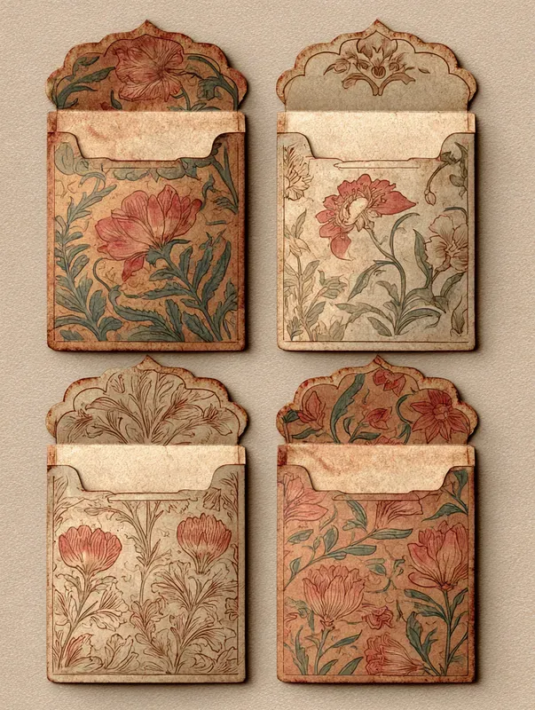 Vintage Junk Journal Pocket Envelopes