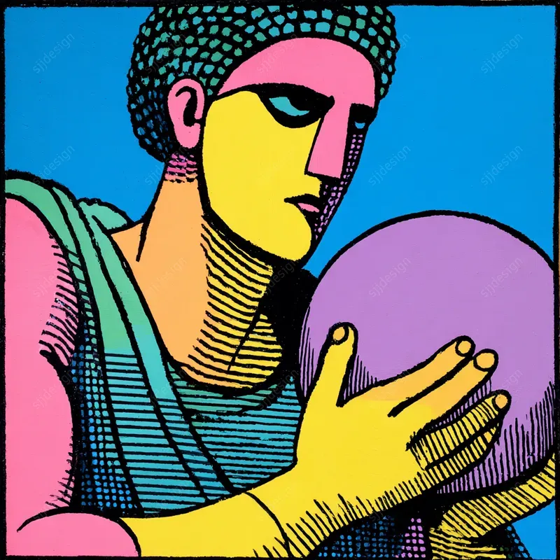 Neon Comic Pop Art