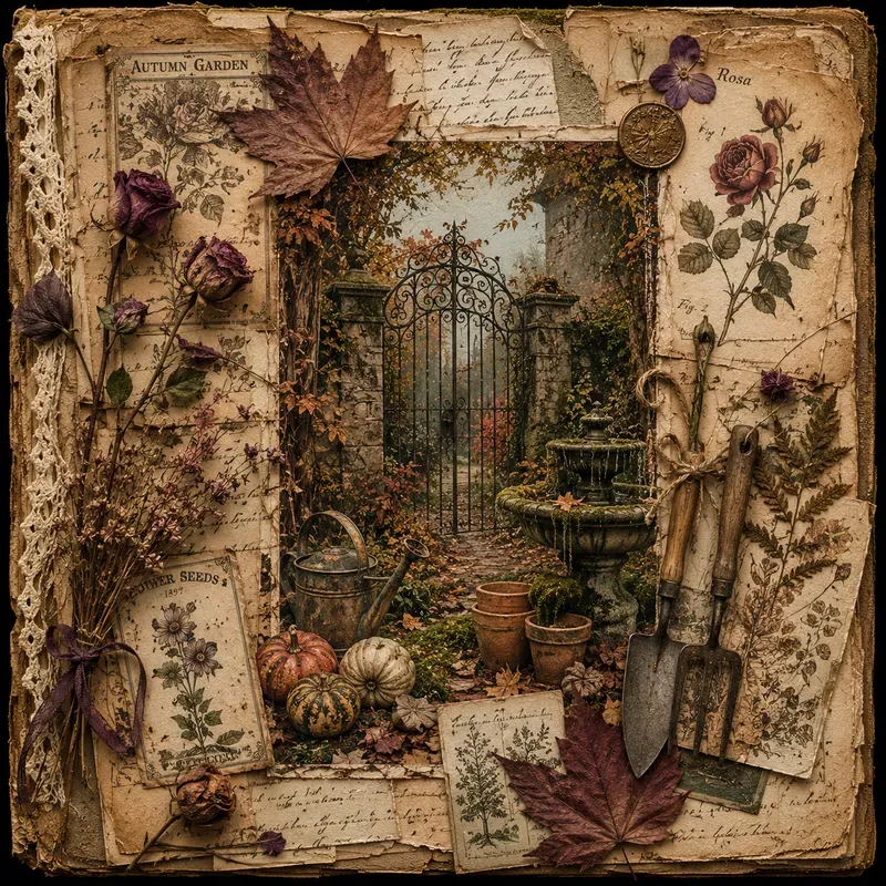 Enchanted Autumn Journal Art