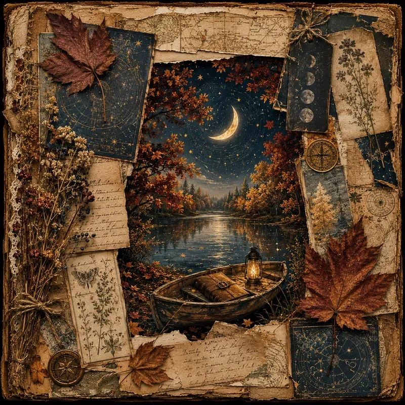 Enchanted Autumn Journal Art