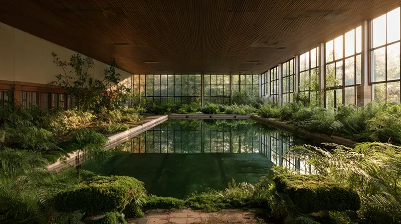 Abandoned Pools Art Generator