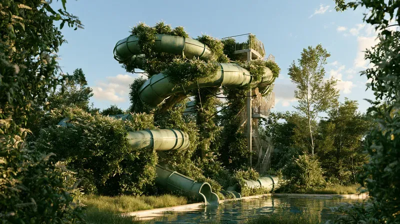 Abandoned Pools Art Generator