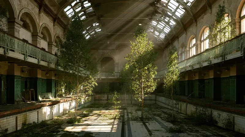 Abandoned Pools Art Generator