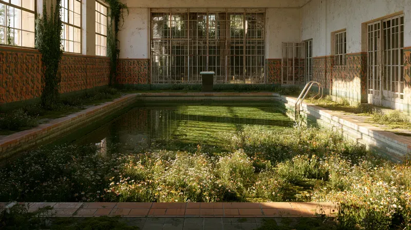 Abandoned Pools Art Generator