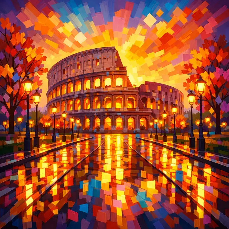Vivid Landmark Wall Art