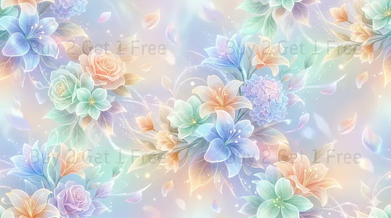 Translucent Glow Pro Seamless Patterns