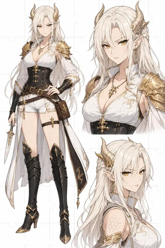Anime Character Reference Sheets