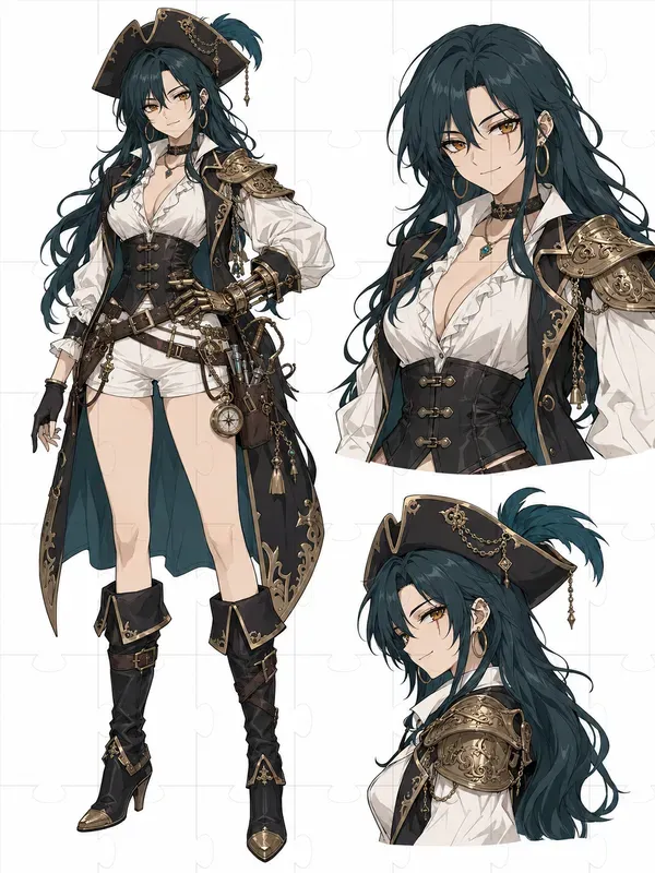 Anime Character Reference Sheets