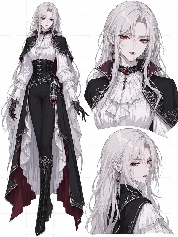 Anime Character Reference Sheets
