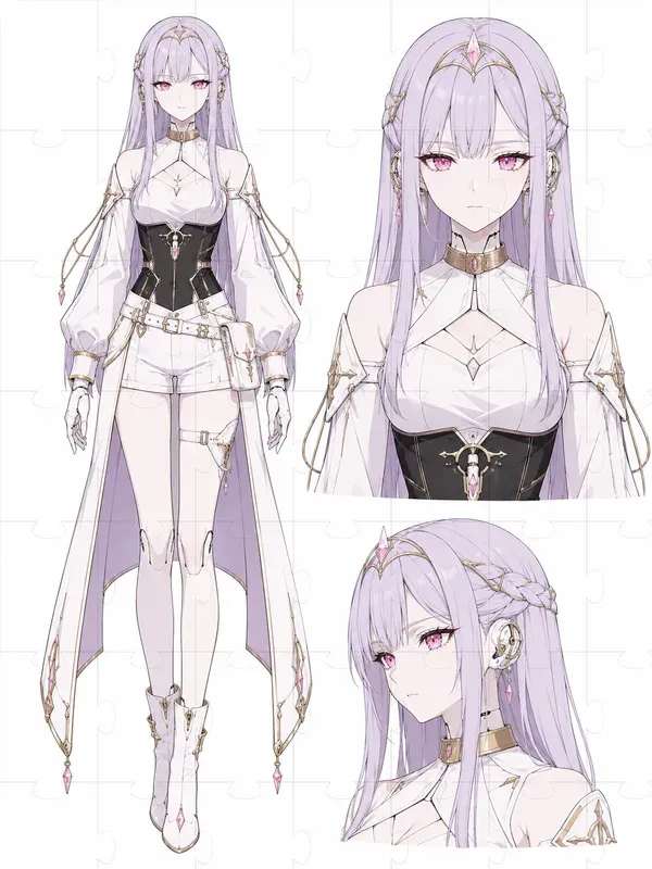 Anime Character Reference Sheets