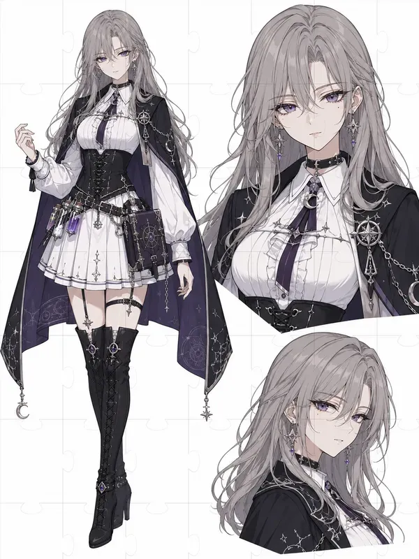 Anime Character Reference Sheets