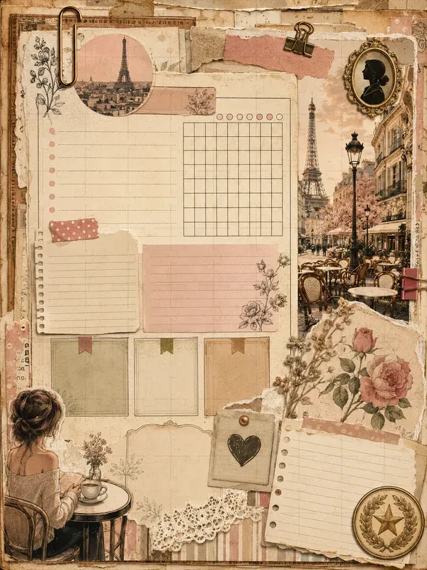 Glowup Junk Journal Generator