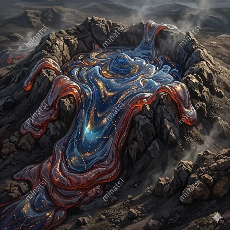 Naturalist Molten Murano Volcanism