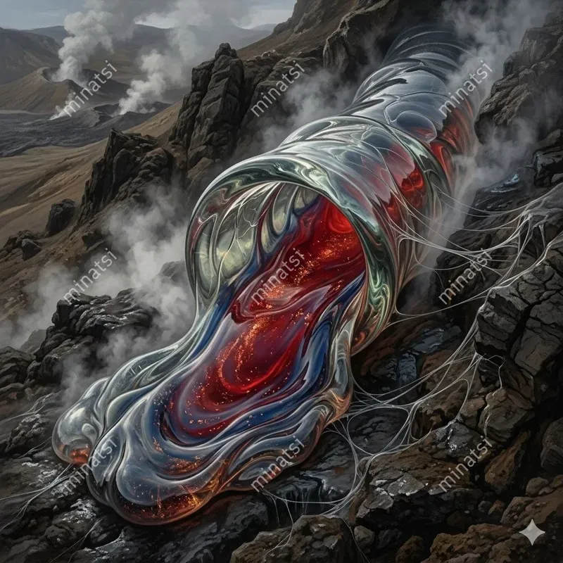 Naturalist Molten Murano Volcanism