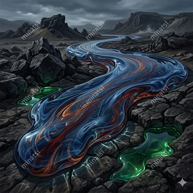 Naturalist Molten Murano Volcanism