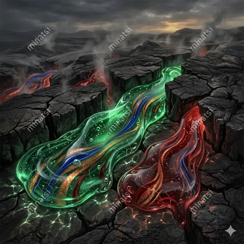 Naturalist Molten Murano Volcanism