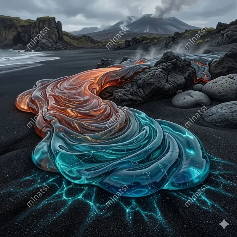 Naturalist Molten Murano Volcanism