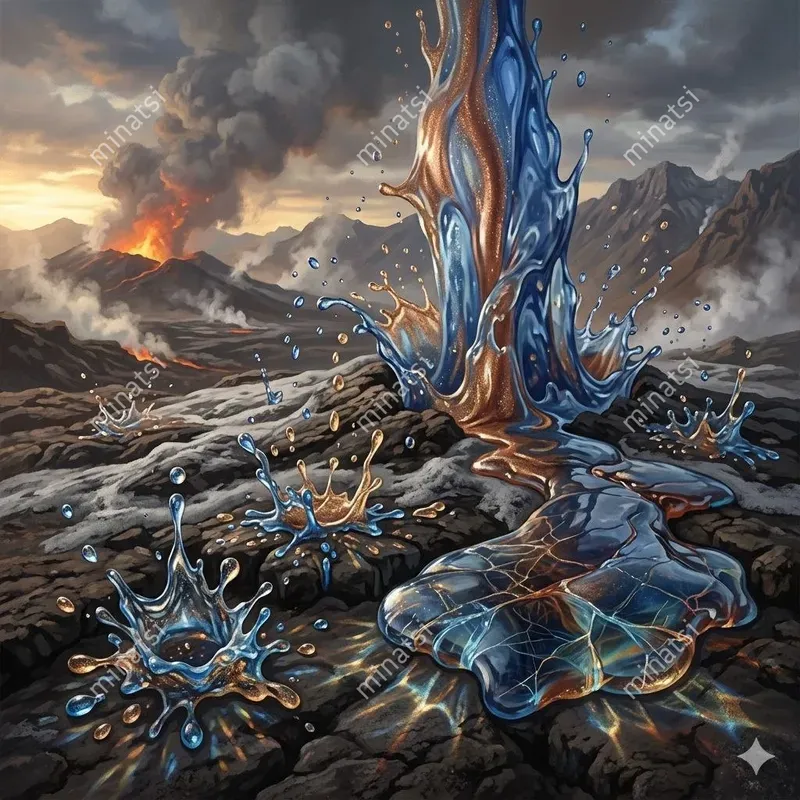 Naturalist Molten Murano Volcanism