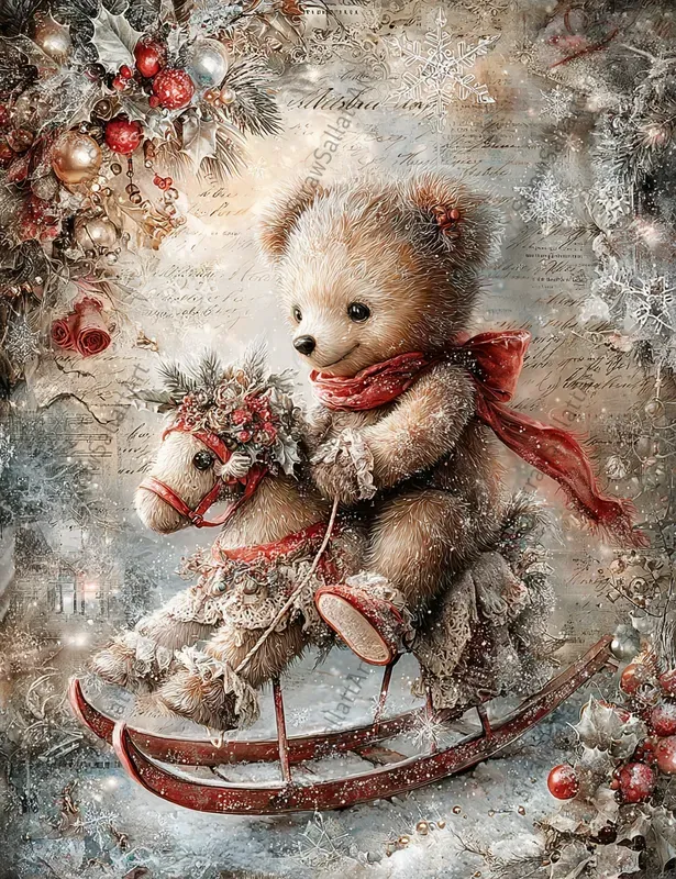 Kawaii Christmas Junk Journal Ephemera