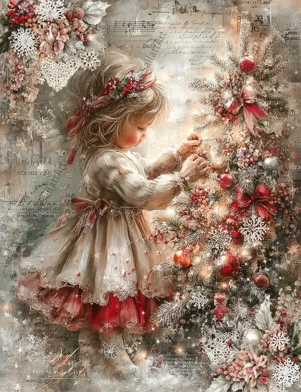 Kawaii Christmas Junk Journal Ephemera