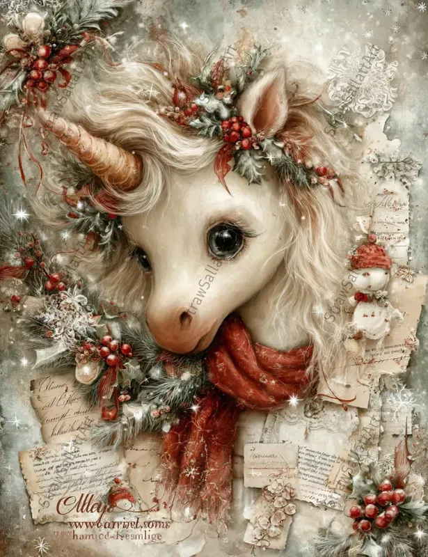 Kawaii Christmas Junk Journal Ephemera