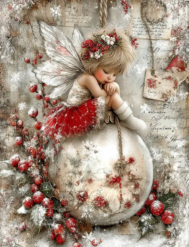 Kawaii Christmas Junk Journal Ephemera