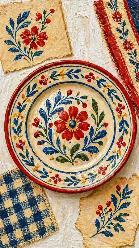 Acrylic French Folk Art Junk Journals