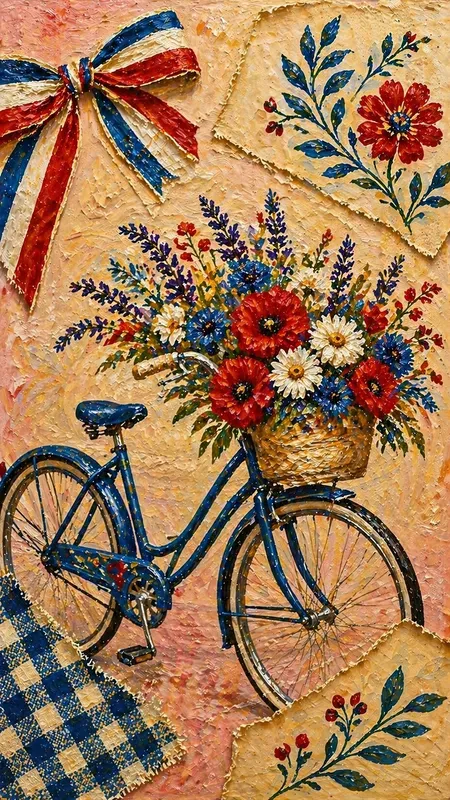 Acrylic French Folk Art Junk Journals